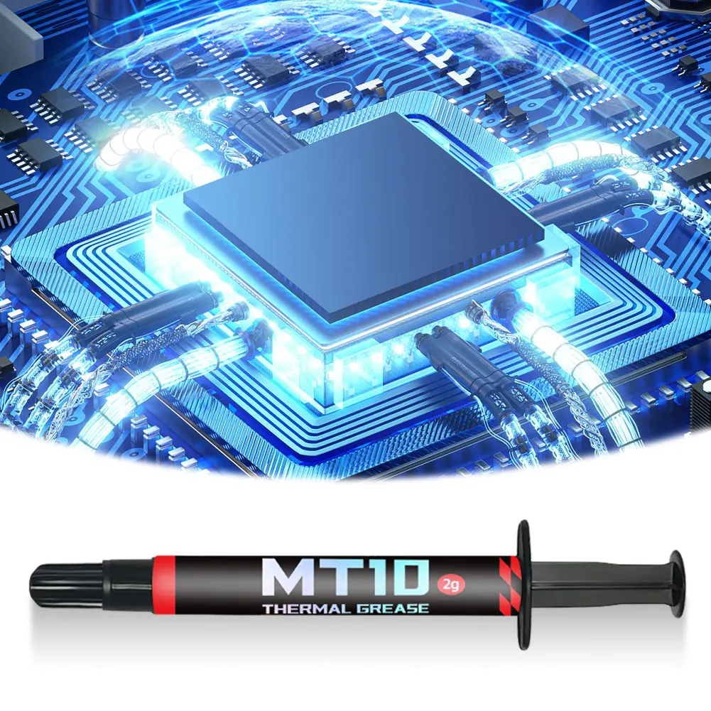 Силиконовая термопаста 2 г/4 г, набор микросхем для графического процессора, охлаждающий шприц для ноутбука, компьютера 18,8 Вт/м·к для настольного процессора