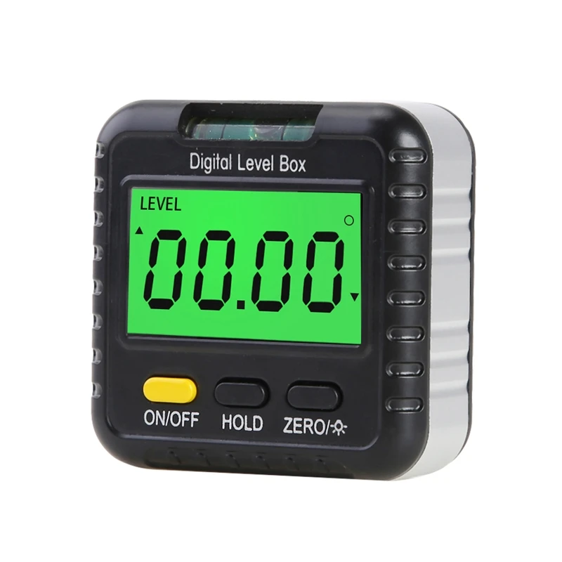 Mini Digital Level Gauge Fast & Stable Measurement Tool Backlit Display