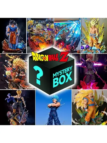 Dragon Ball Z Anime Figure Mystery Box 12pcs Random Gacha Capsule Toys Super Saiyan Goku Vegeta Majin Buu Cell Frieza Piccolo