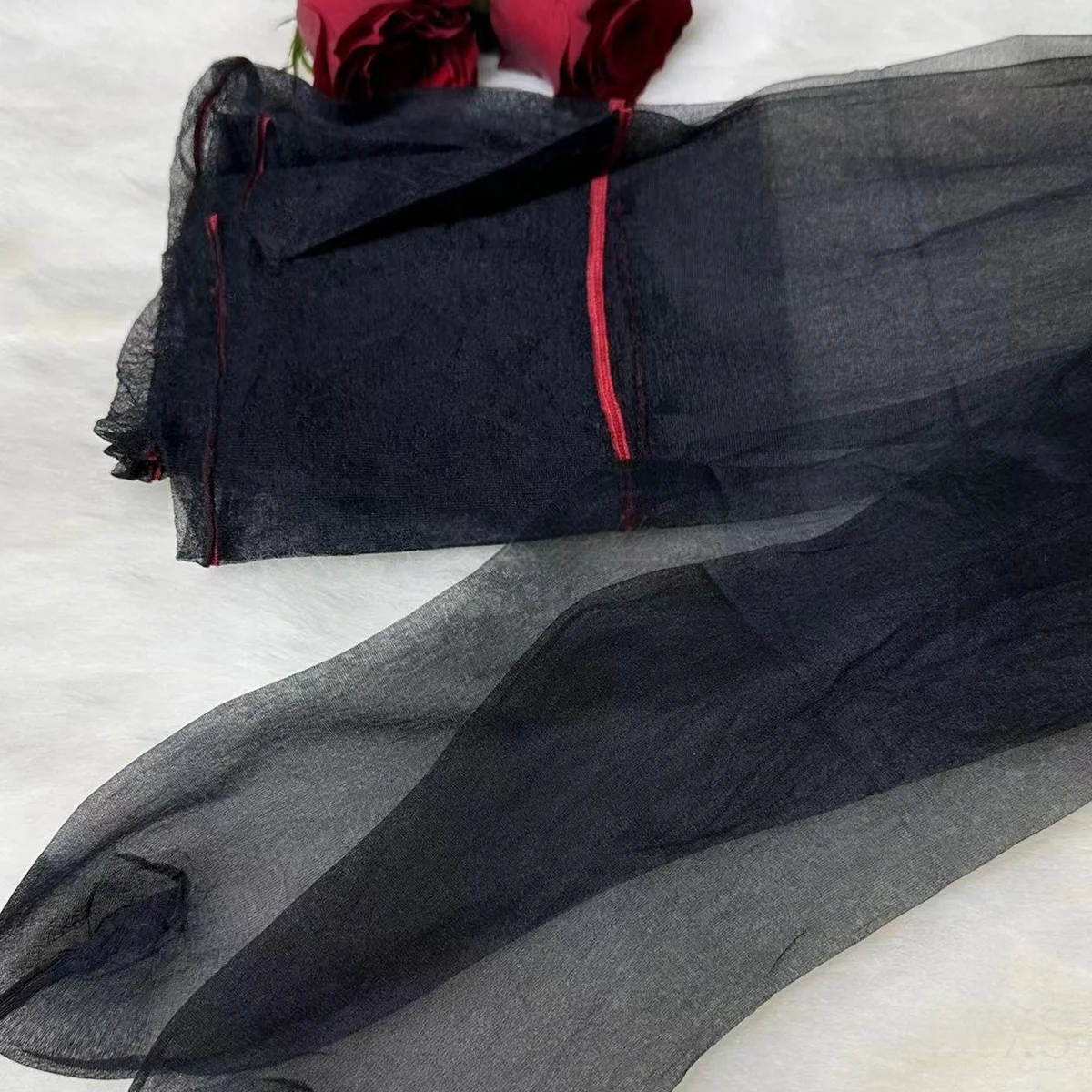 ถุงน่องสีตัดกัน น้ำหนักเบา ระบายอากาศได้ดี ถุงน่องยาวถึงต้นขา รูปทรงเท้าผู้หญิง สัมผัสนุ่มดุจแพรไหม ไม่ยืดหยุ่น สำหรับชุดชั้นในเซ็กซี่