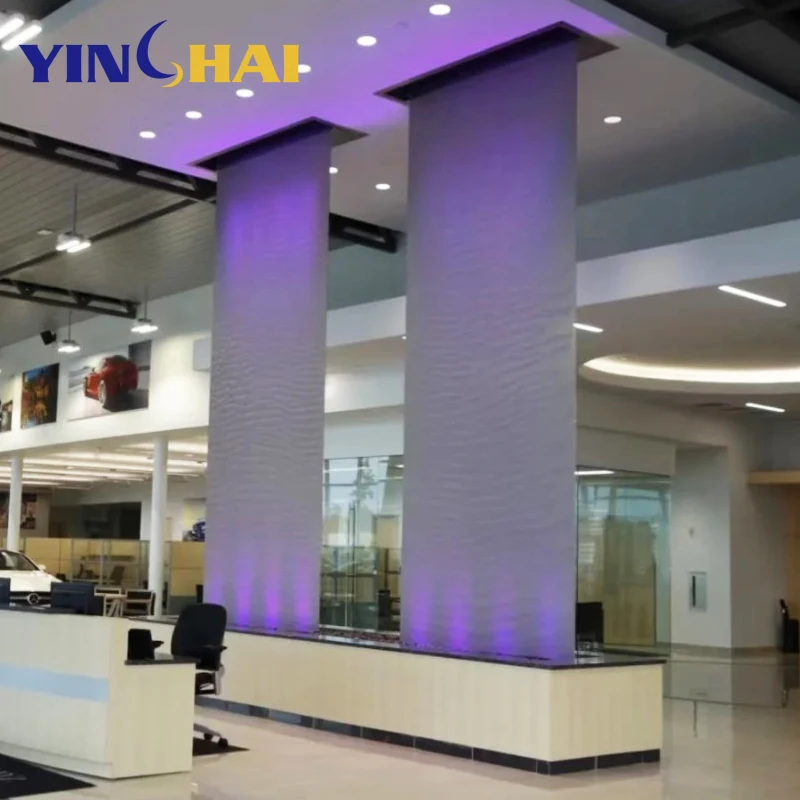 Custom.Custom شبكة من الاستانلس استيل شلال جدار الستار جدار حجم كبير تشغيل جدار شبكة معدنية الصلب الستار