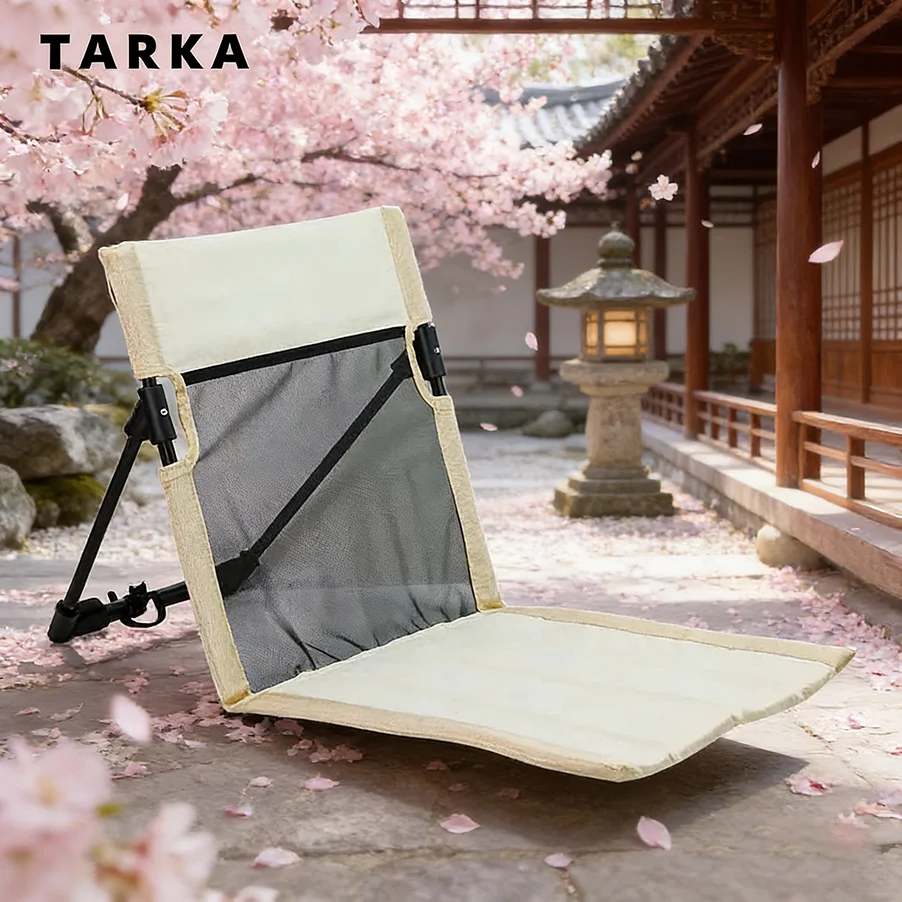TARKA مستلق كرسي الحديقة في الهواء الطلق كراسي قابلة للطي لصيد الأسماك الشاطئ نزهة حديقة الفناء الخلفي الحفل كراسي التخييم المحمولة #5