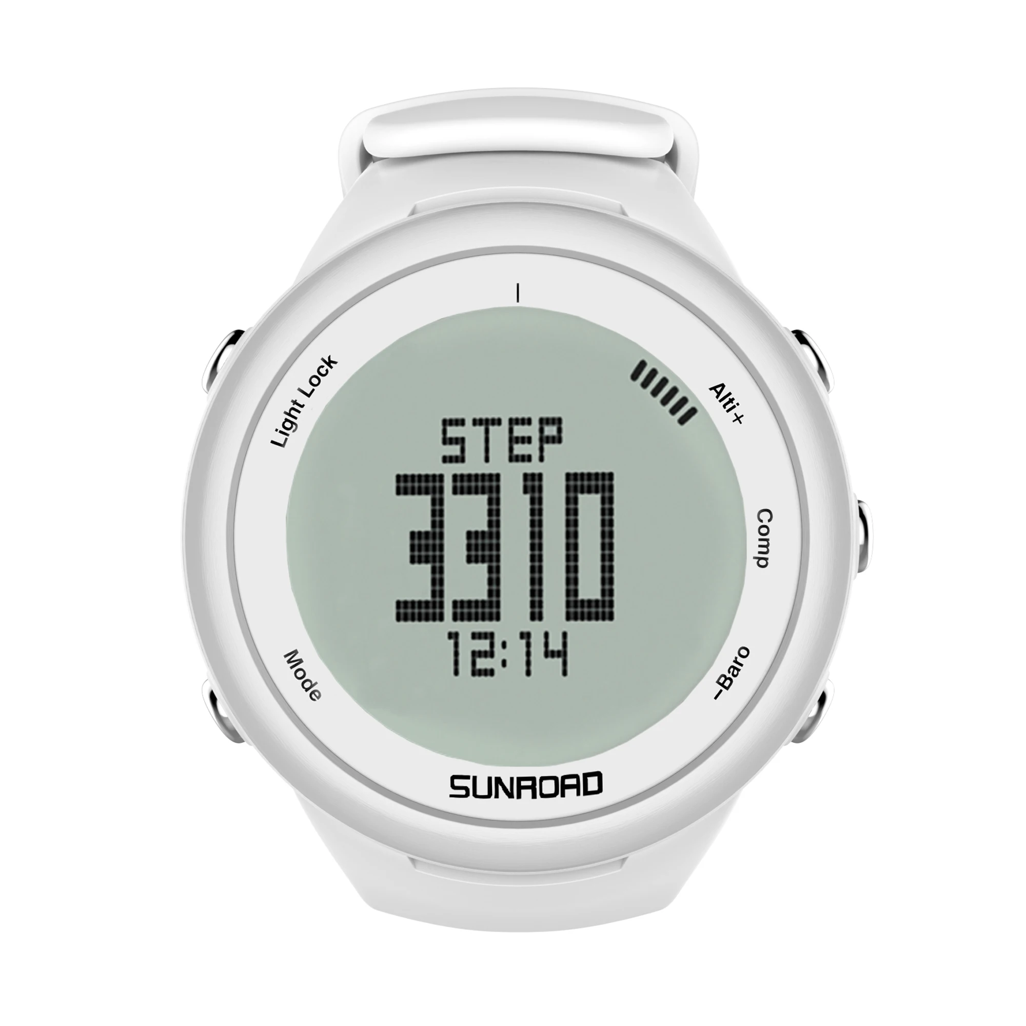 SUNROAD 2022 New Ladies Smart Sports Watch White Outdoor Running Fitness Tracker Climbing Camp Waterproof Digital Hombre Clock