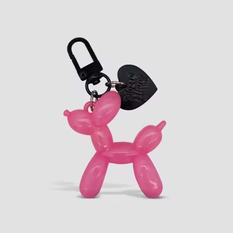 Balloon Dog Keychain Models for Girls Sweet Ins Style Balloon Dog Phone Chain Key Buckle Accessories Bag Pendant Toys New