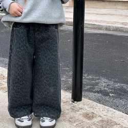 Girls Pants Kids Clothes Fashion Easy Matching Jeans