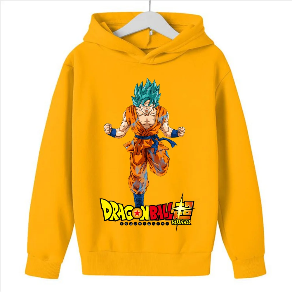 

New Dragon Ball Z Son Goku Spring Aututumn Casual Sweatshirts Anime Peripheral Fashion Pullover Hoodies Streetwear Tops Unisex