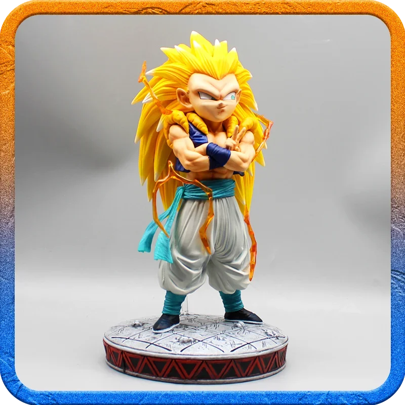 26cm Anime Dragon Ball Figures Gk Pvc Sjj3 Gotenks Action Super 3 Collection Model Periphery Toys Desktop Decoration Gifts Boy