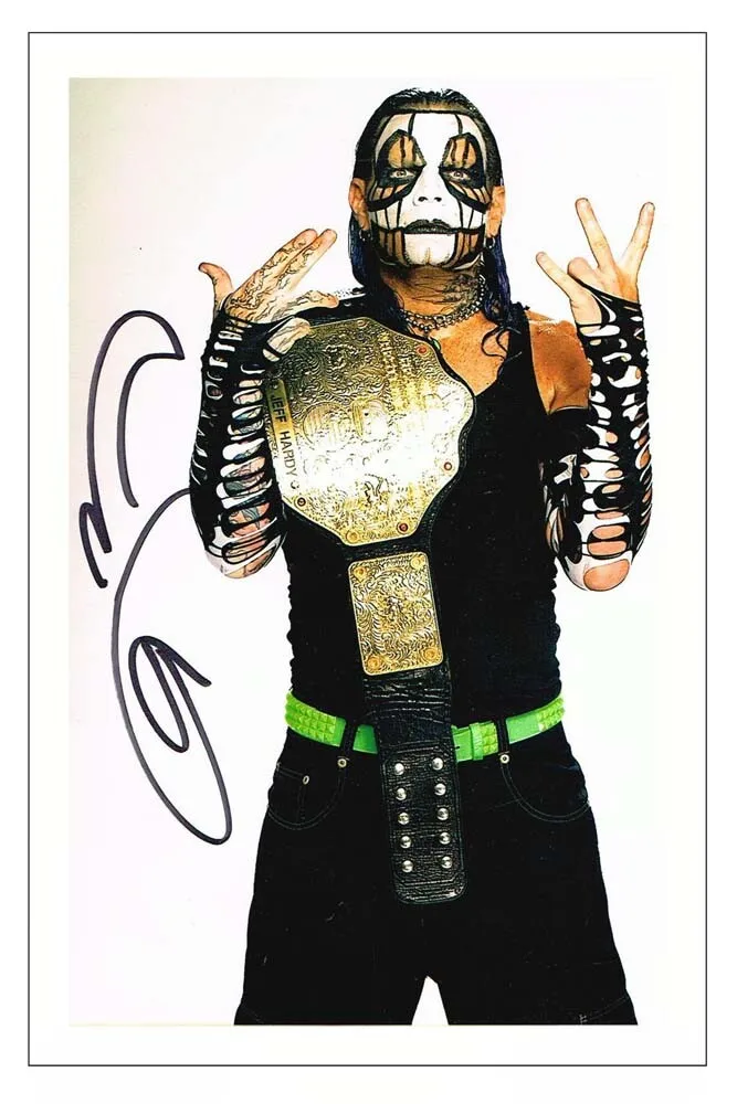 JEFF HARDY Signed Autograph PHOTO Fan Gift Signature Print POSTER PRINT Posters Wall Art Rome Decoration