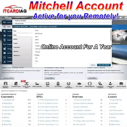 2024 Mitchell 1 Online Account Newest One Year Fast & Stable Car Diagnostic Software for TPMS Tire TPMS DTC Index Wiring Diagram