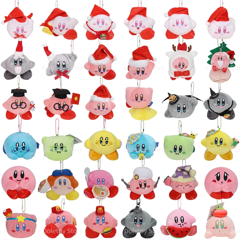 36 стилей, брелок Kirby, плюшевая рождественская шляпа Санты, Кирби, Хэллоуин, звезда Кирби, кукла Waddle Dee, кавайный рюкзак, подвесная игрушка-подвеска