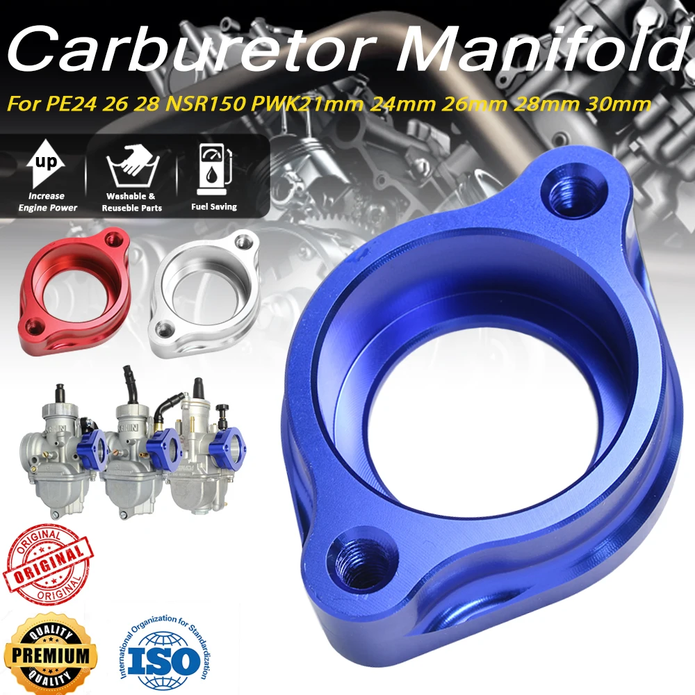 

High-Performance Carburetor Intake Adapter Manifold For PE PWK VM Series 2-Stroke 4-Stroke Engine Motorcycle Accessories