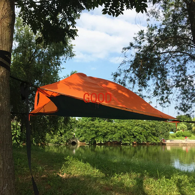 Family Hammock Triangle Tree Tent Family Travel Camping Fishing Self-driving Tour Extra Large Hammock Waterproof