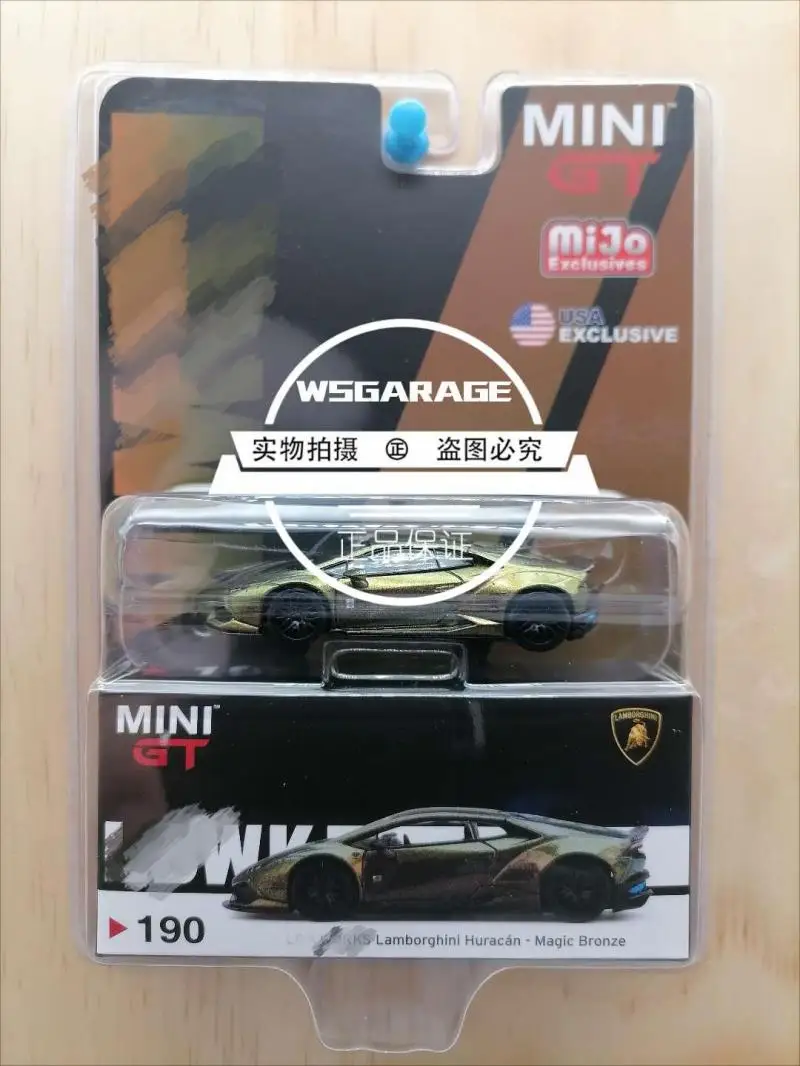 Mini GT 1:64 Huracan evo Aventador Urus lp610 Collection of die-cast alloy car model ornaments