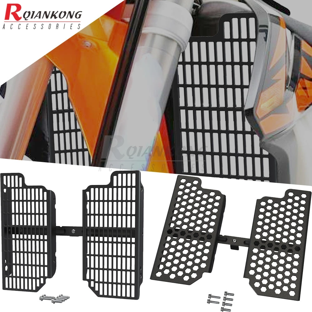 Motorbike Radiator Guard Grill Cover For 250 400 450 520 525 EXC MXC SX XCF XCFW 4-Stroke 2001 2002 2003 2004 2005 2006 2007