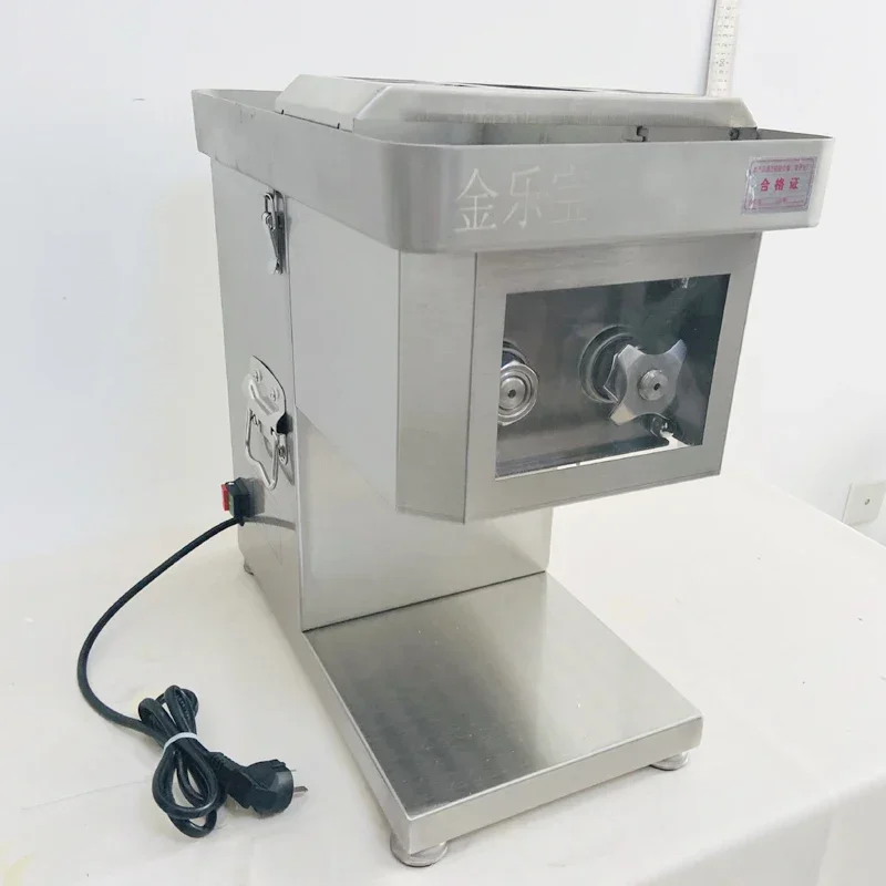 

Stainless Steel Commercial Electric Meat Slicer Cutting Machine Automatic Multi-Function Meat Shredded Diced Machine