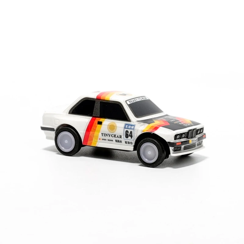 HSP TinyGear 1/64 Mini voiture télécommandée RC Simulation de bureau roue motrice arrière voiture de course plat course compétition jouet