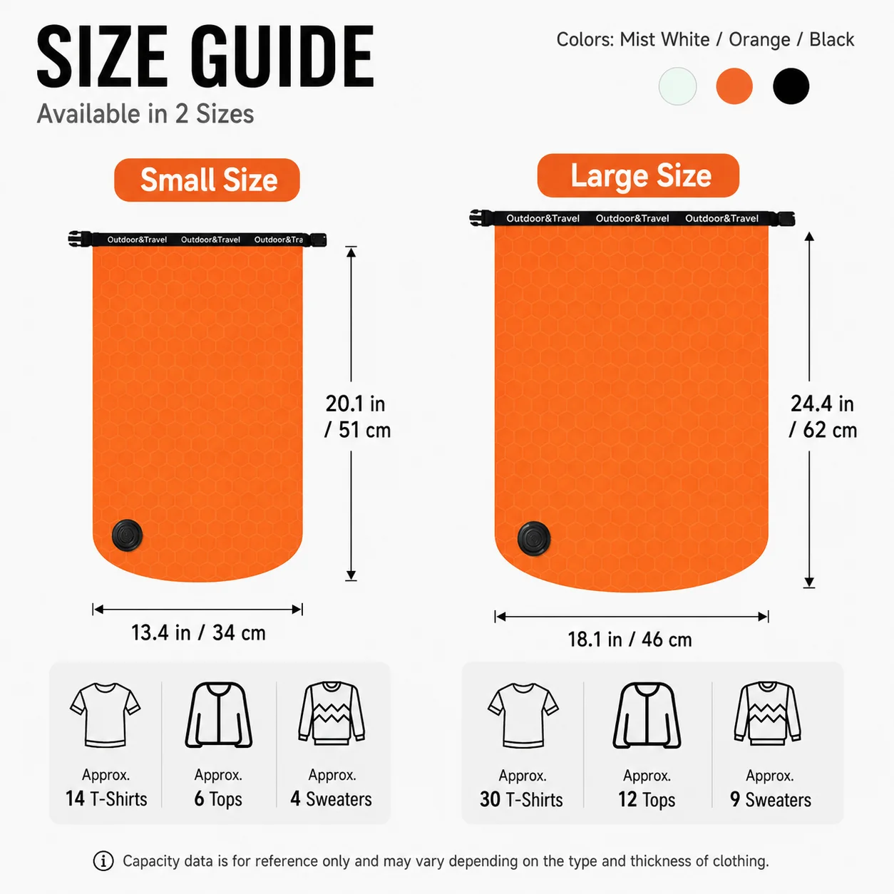 Travel Compression Packing Bag Large Capacity Clothes Organizer Dustproof Luggage Storage Bag Space Saving view 2