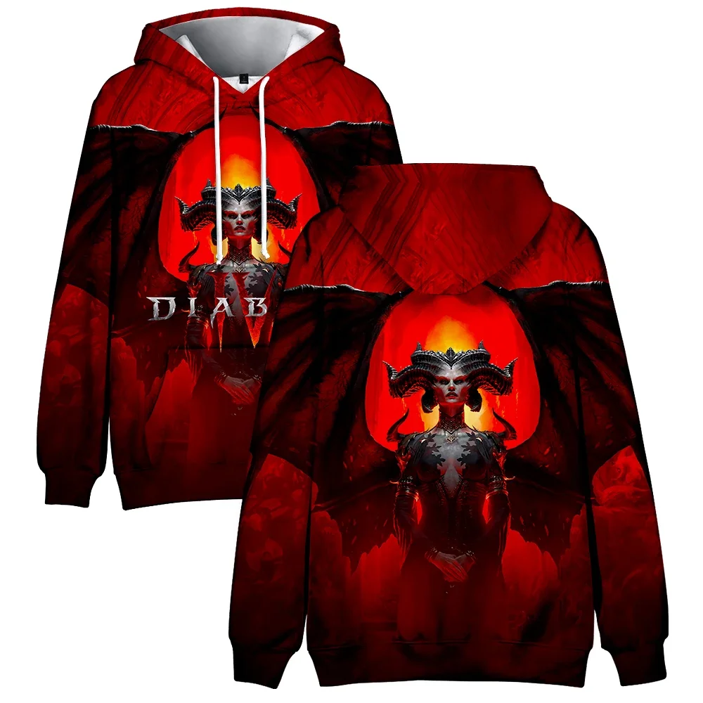 

Hot Game Diablo IV 3D Print Oversized Women/Men Hoodie Sweatshirt Y2K Streetwear Hip Hop Pullover Hooded Jacket Male Tracksuit