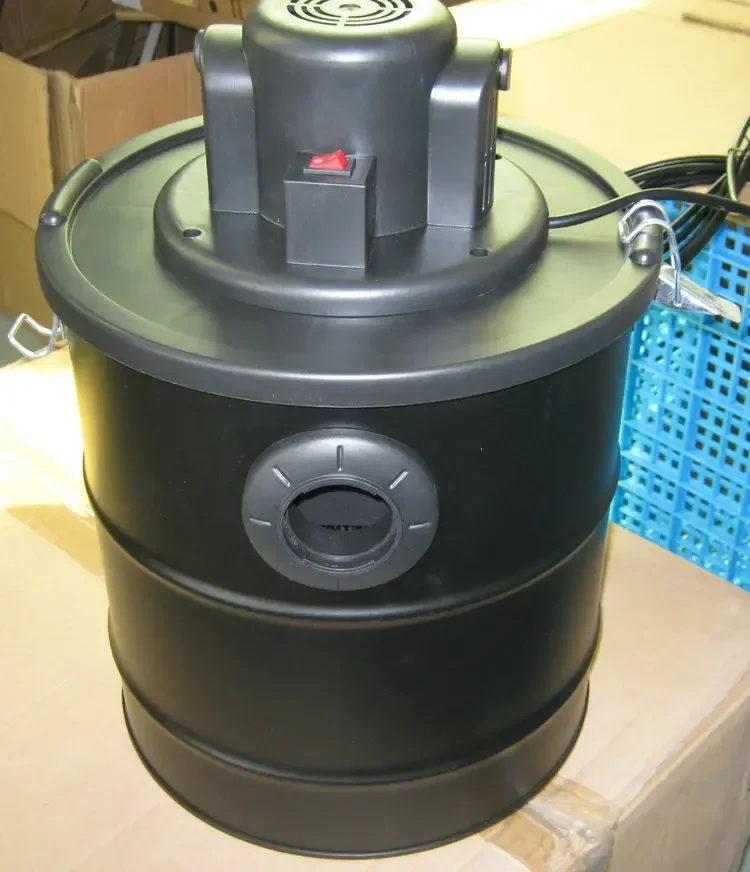 220V Large Capacity Ash Vacuum for Fireplace and Grill, HEPA Filter System with Durable Hose C