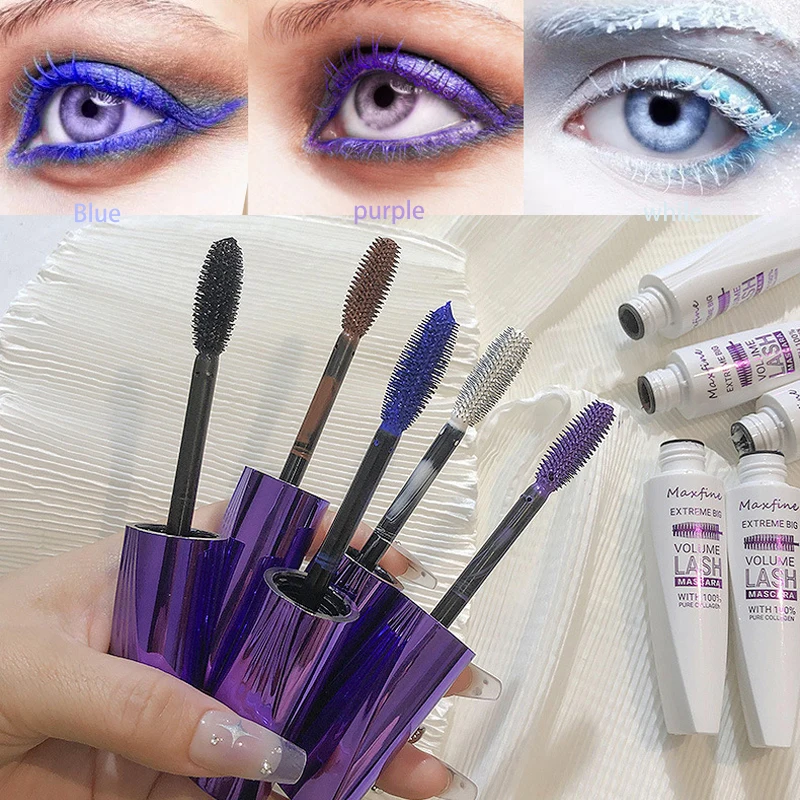 ماسكارا مجسمة 5D مقاومة للماء ومضادة للعرق وغير قابلة للتلطخ وتدوم طويلاً للرموش الثابتة والطويلة