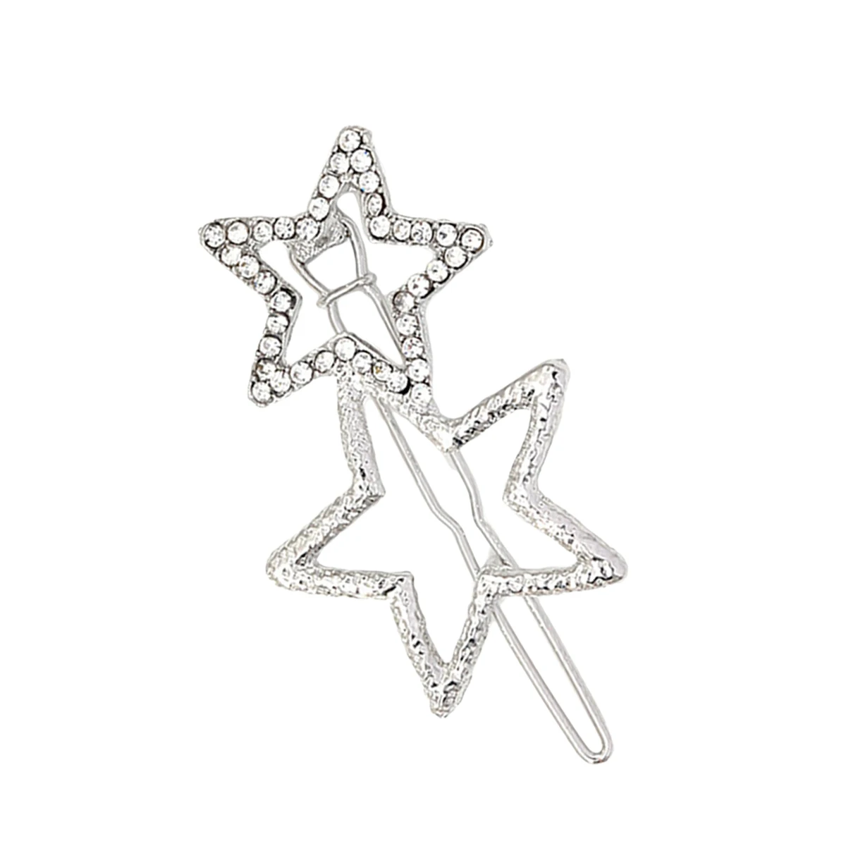 

Crystal Bang Clip Fashionable Hair Accessory Durable Stylish Wedding Party Daily Life Design Match Dress Up Stand Out