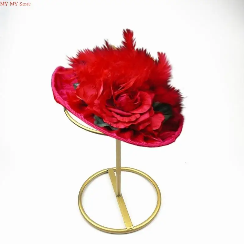 

N1HE Fashion Hat Stand Modern Wire Metal, отдельно стоящая стойка для шляпы для крышки