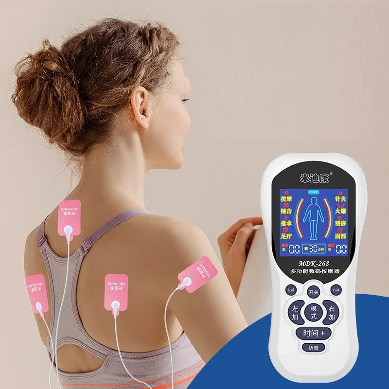 

Multi Function Personal Smart Massager Mini Portable Meridian Massager Low Frequency Pulse Massager Fatigue Relief for Full Body