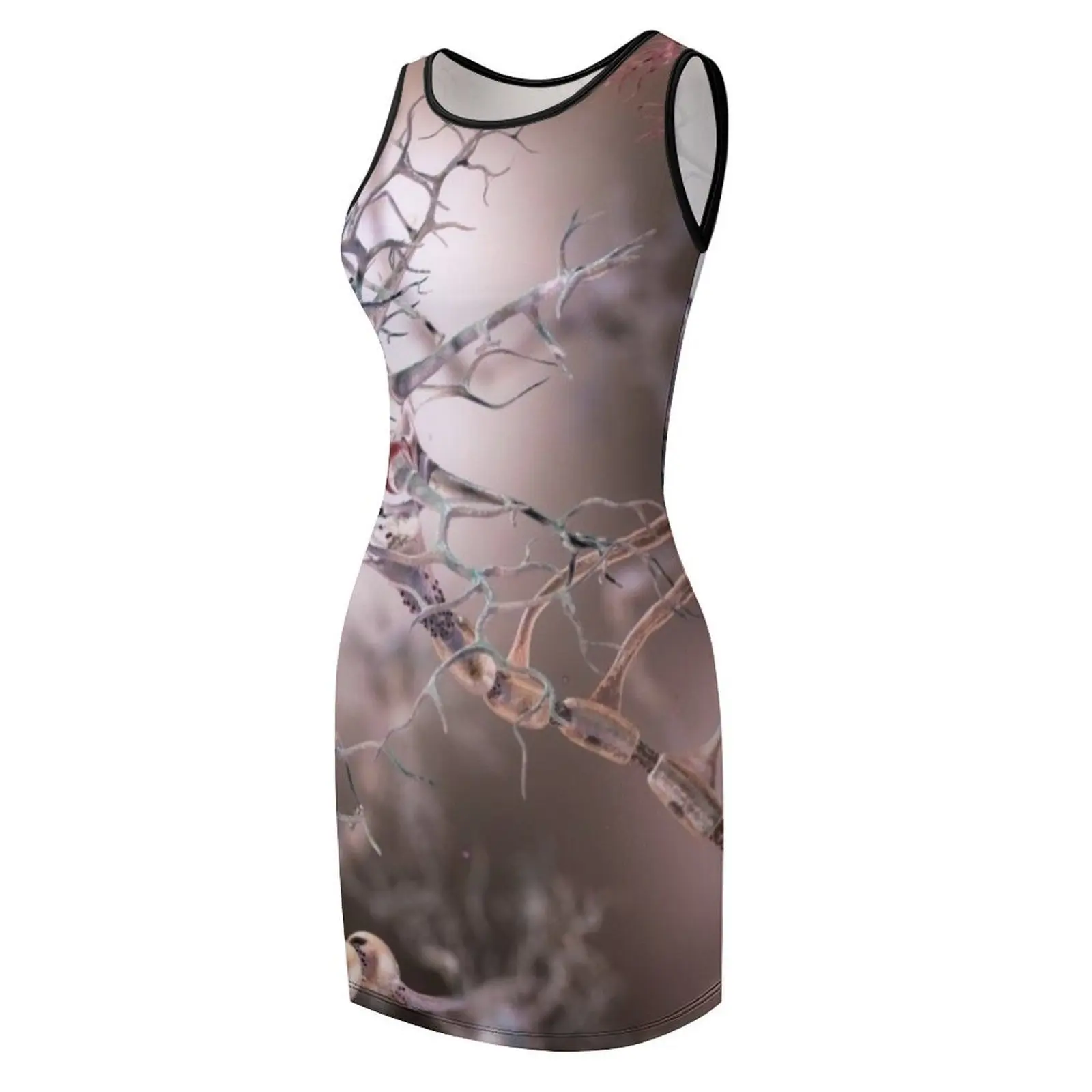 فستان صيفي بدون أكمام من Neuron لفساتين الفتيات بأكمام طويلة فستان نسائي فاخر للحفلات المسائية والحفلات الراقصة ملابس نسائية #4