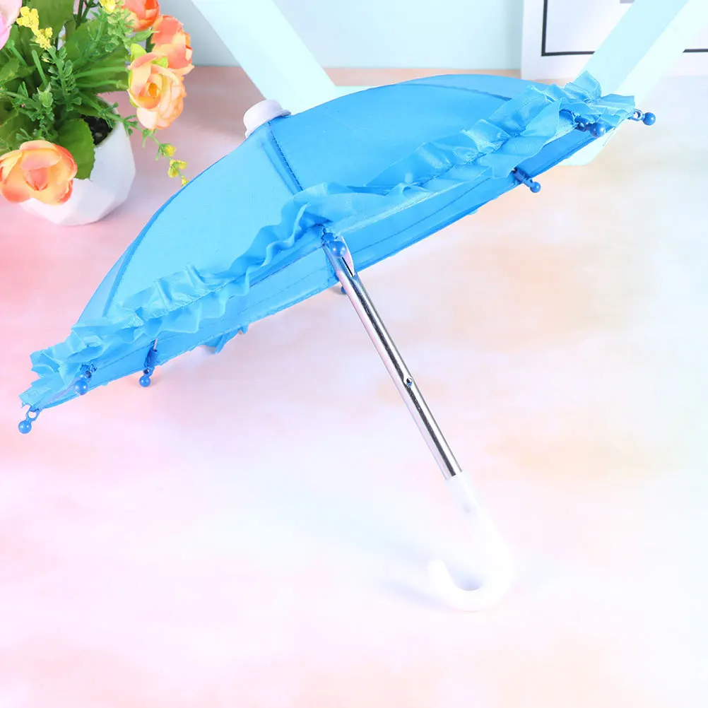 6 قطعة مظلات دانتيل صغيرة للأطفال صغيرة رائعة استيعاب الطفل المظلة الزخرفية الدعائم لعبة الوالدين والطفل التصوير اكسسوارات