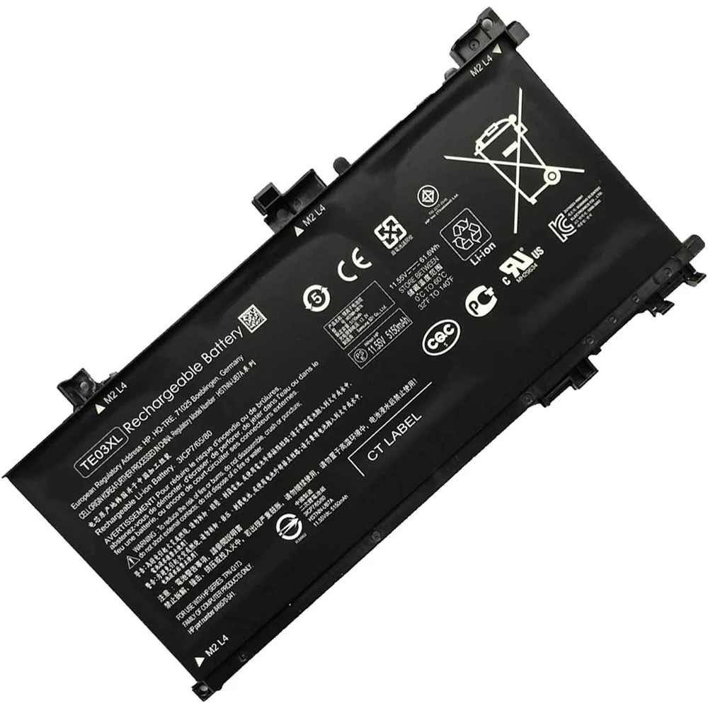 Imagem -05 - Bateria para hp Omen Te03xl 15-ax012tx a 15-ax050tx 15-bc001tx a 15-bc045tx 14-am028tx 15-ay030tx 15-ay031tx 15-ay032tx 15-ay032tx