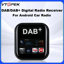 Vtopek DAB DAB+ Antenna With USB Adapter Universal Car Digital Android Radio DAB+ Adapter For Europe  Multimedia Player