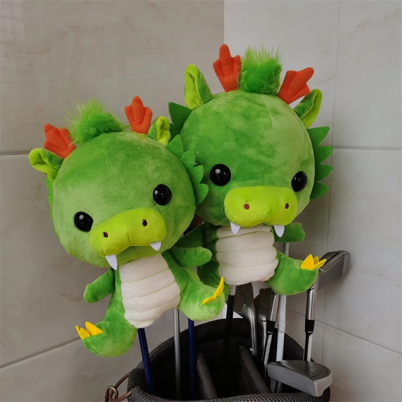 

Зеленый Дракон Гольф Водителя Головной Убор Плюшевый DR FW Fairway Деревянный Головной Убор Прямая Доставка