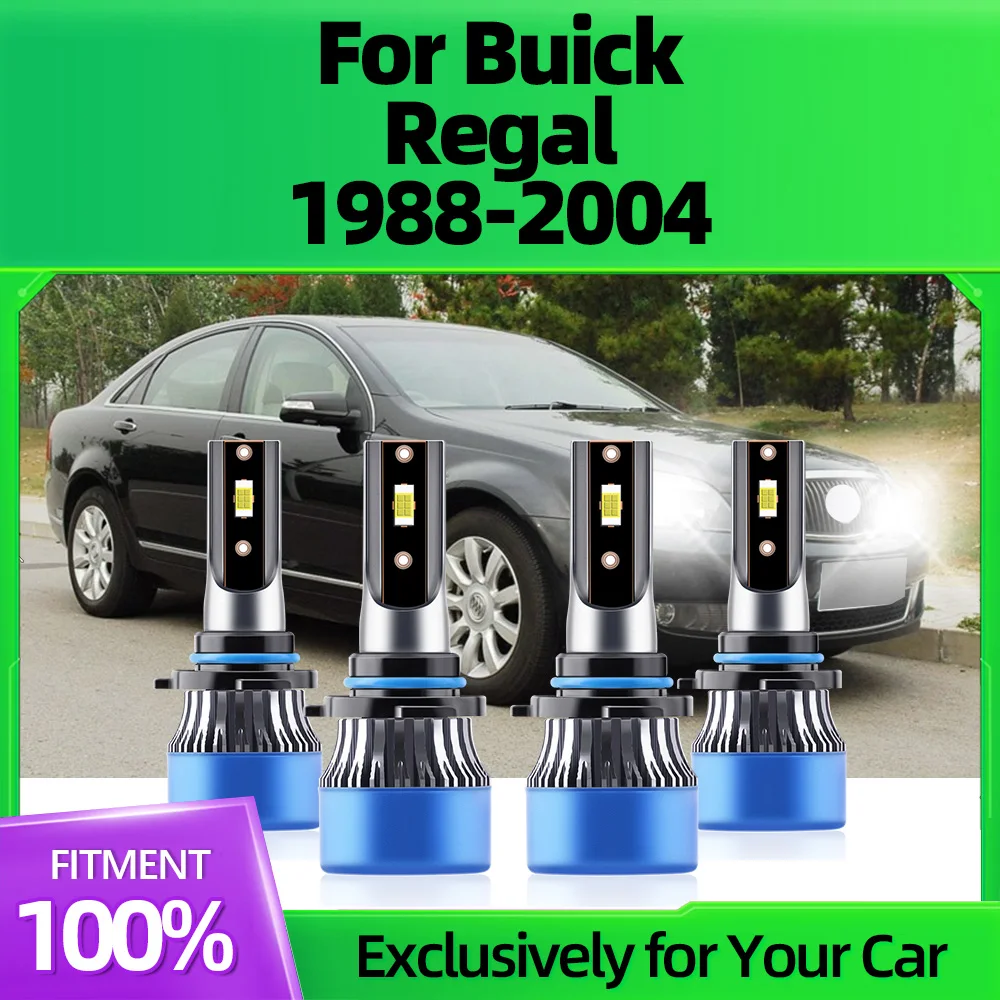 

2/4Pcs Canbus LED Car Headlight 150W Auto Lamp High Power For Buick Regal 1988 1989 1990 1991 1992 1993 1994 1995 1996 97- 2004