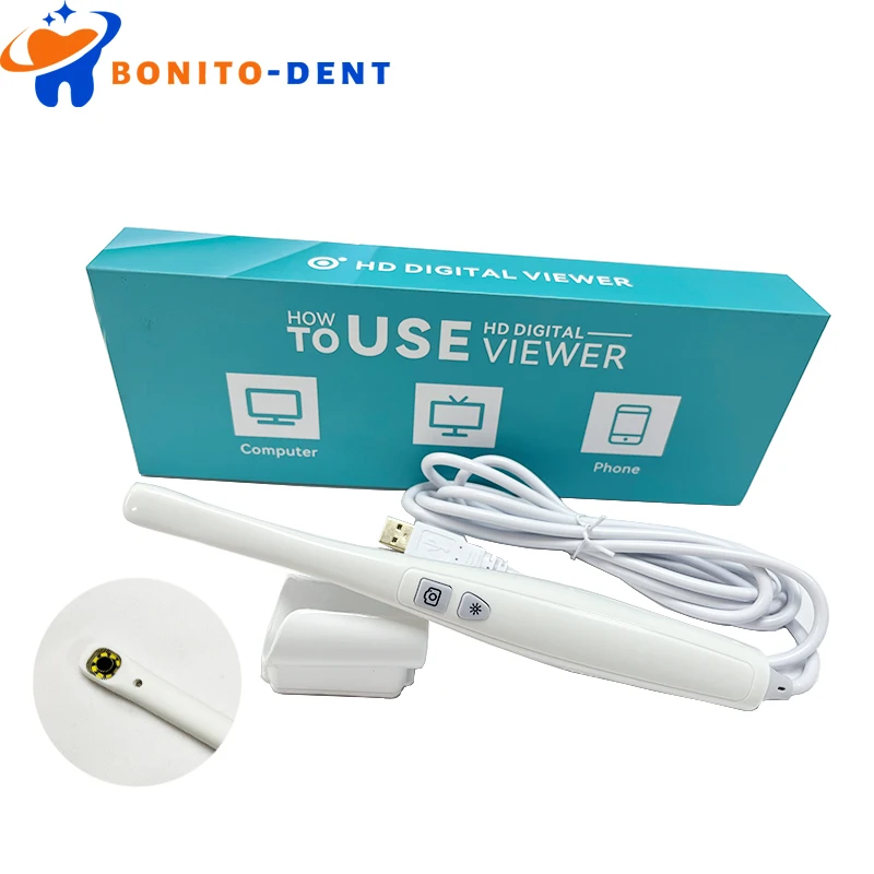 USB Type Dental 8 LED Light Intraoral Camera 720P Intra Oral Scanner Dental Image System Oral Endoscope