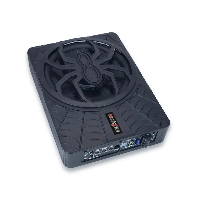 10 Inch Active Ultra‑Thin Car Subwoofer Light Under Seat Powered Bass Speaker for Car Audio System Upgrade