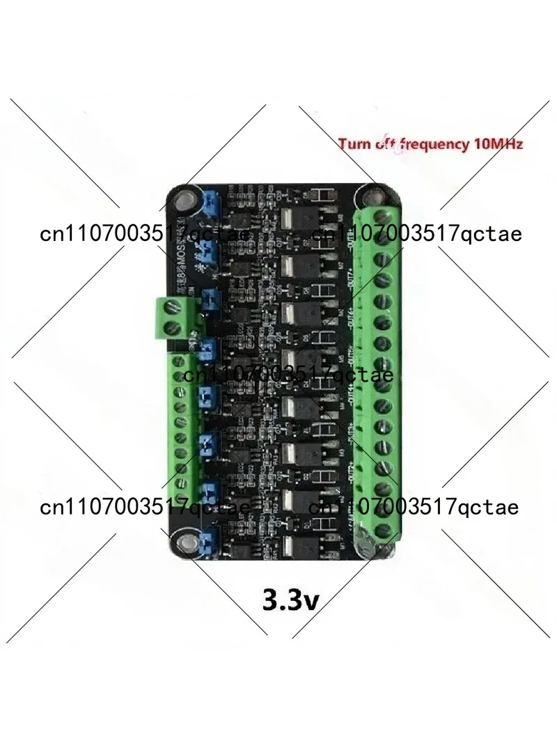 8 Channel MOSFET Module Optocoupler Isolation PWM Control Light Switch for Microcontroller PLC Amplification Field Effect Drive