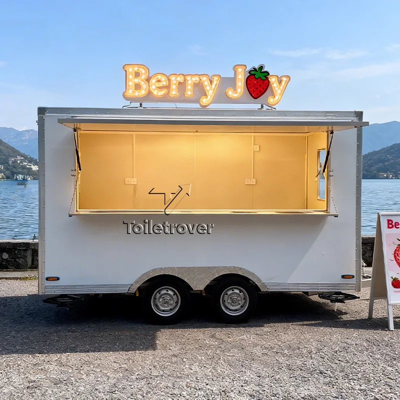 

Outdoor Mobile Commercial Food Truck Trailer Bakery Food Truck Hamburguesas Fully Equipped Food Truck Trailer from China