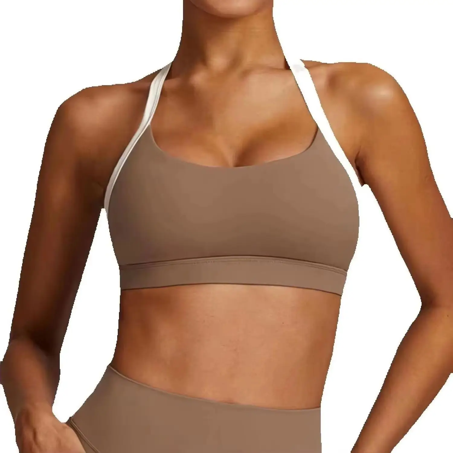 Women Neck Hanging Back Beauty Yoga Bra Quick Drying Sports Underwear Gym Push Up Workout High-intensity Running Fitness Vest