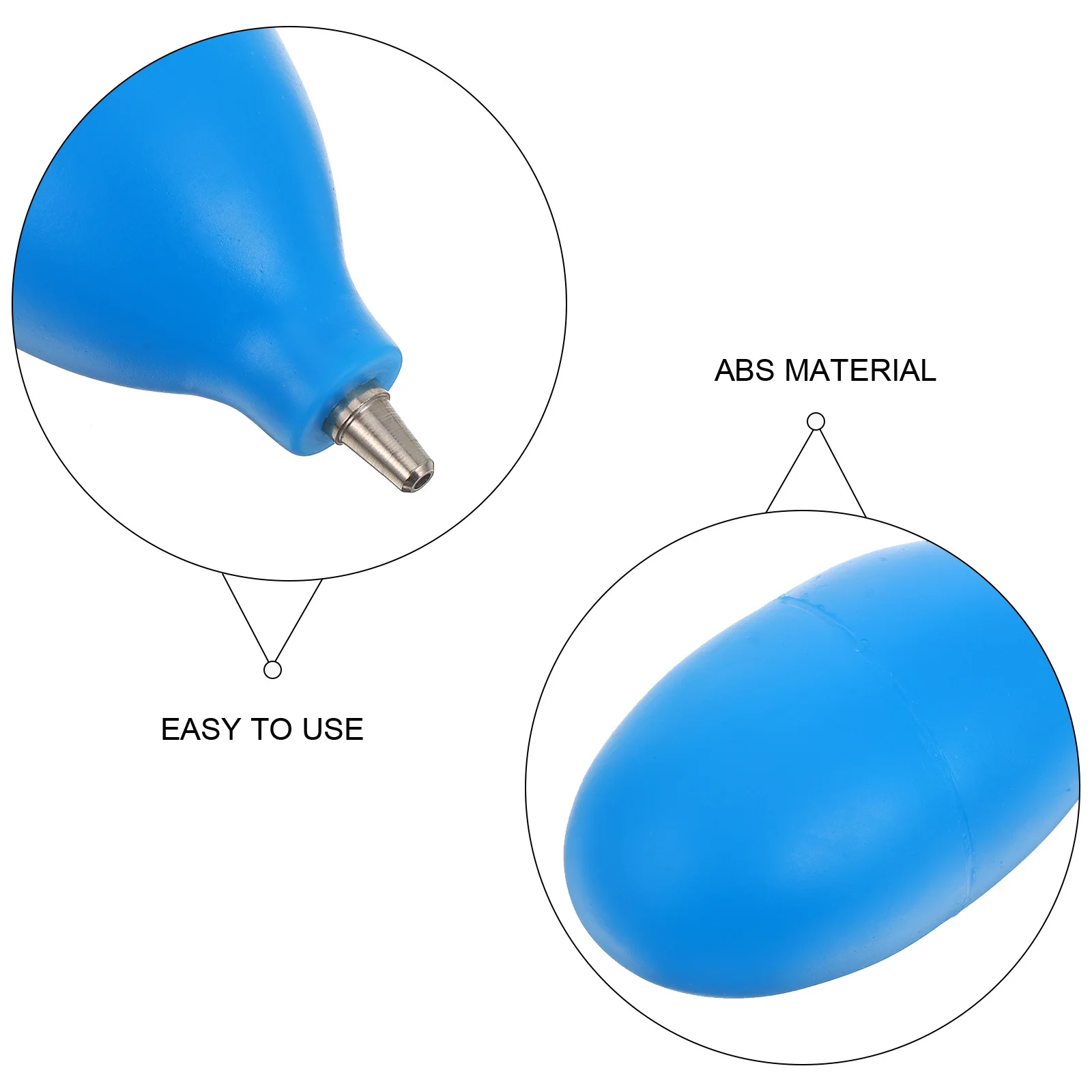 2Pcs Premium Rubber Air Blower Dust Cleaner for Camera Computer Lens Cleaning Tools High Durability Rebound Fast No Electricity