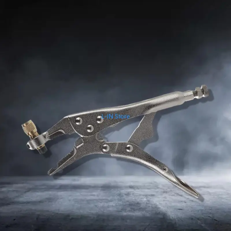 

Anti-Rust Refrigerant Recovery Tube Locking Plier Gift for DIY Work and Family Apply to Home Appliance Repairmen