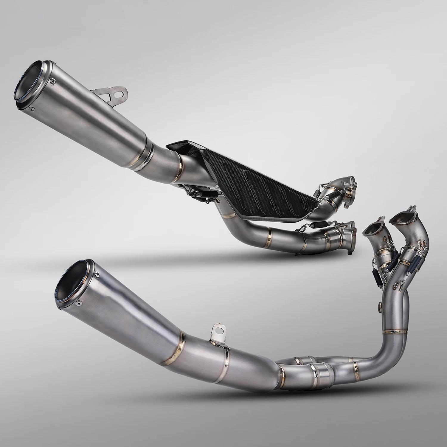 

Выхлопная система S1-GP Street Fighter SP из титанового сплава для мотоциклов Panigale V4 V4S, 2018-2024 гг.