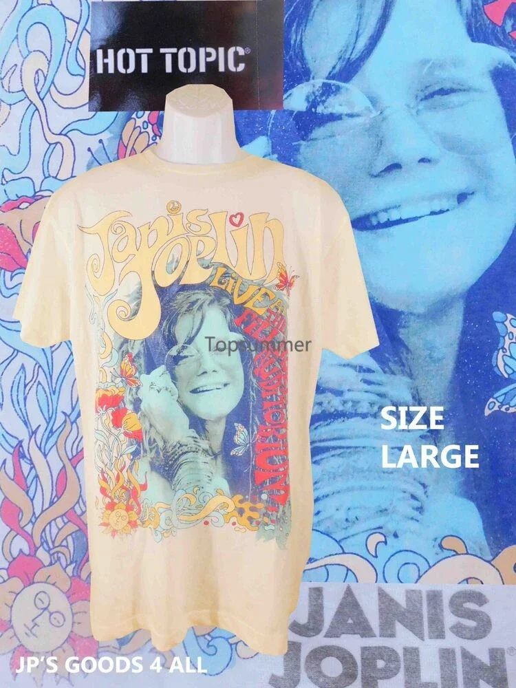 Футболка унисекс для взрослых, Janis Joplin, большая сказочная легенда, певец, филлор, концерт 69