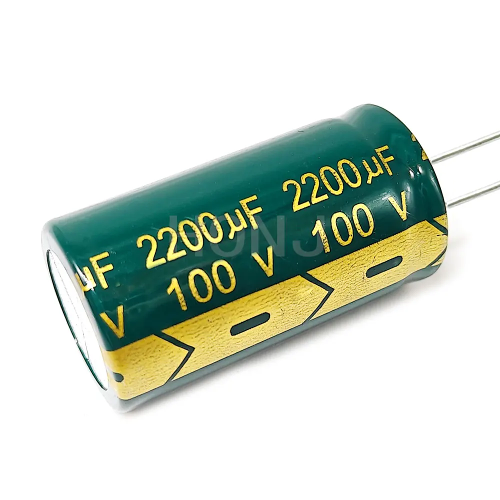 1PCS 100V2200uf  Aluminum Electrolytic Capacitor 2200uf100v 100v 2200uf 2200mf 100vdc 2200MFD 100v2200mf 2200mf100v 22x40mm ±20%