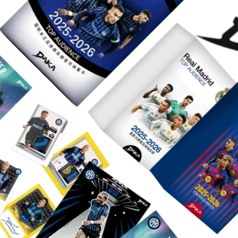 ‌2025-2026 Daka Ronaldo Messi Yamal Mbappe Roberto Baggio Football Collection Card Real Madrid Barcelona Manchester Player Card