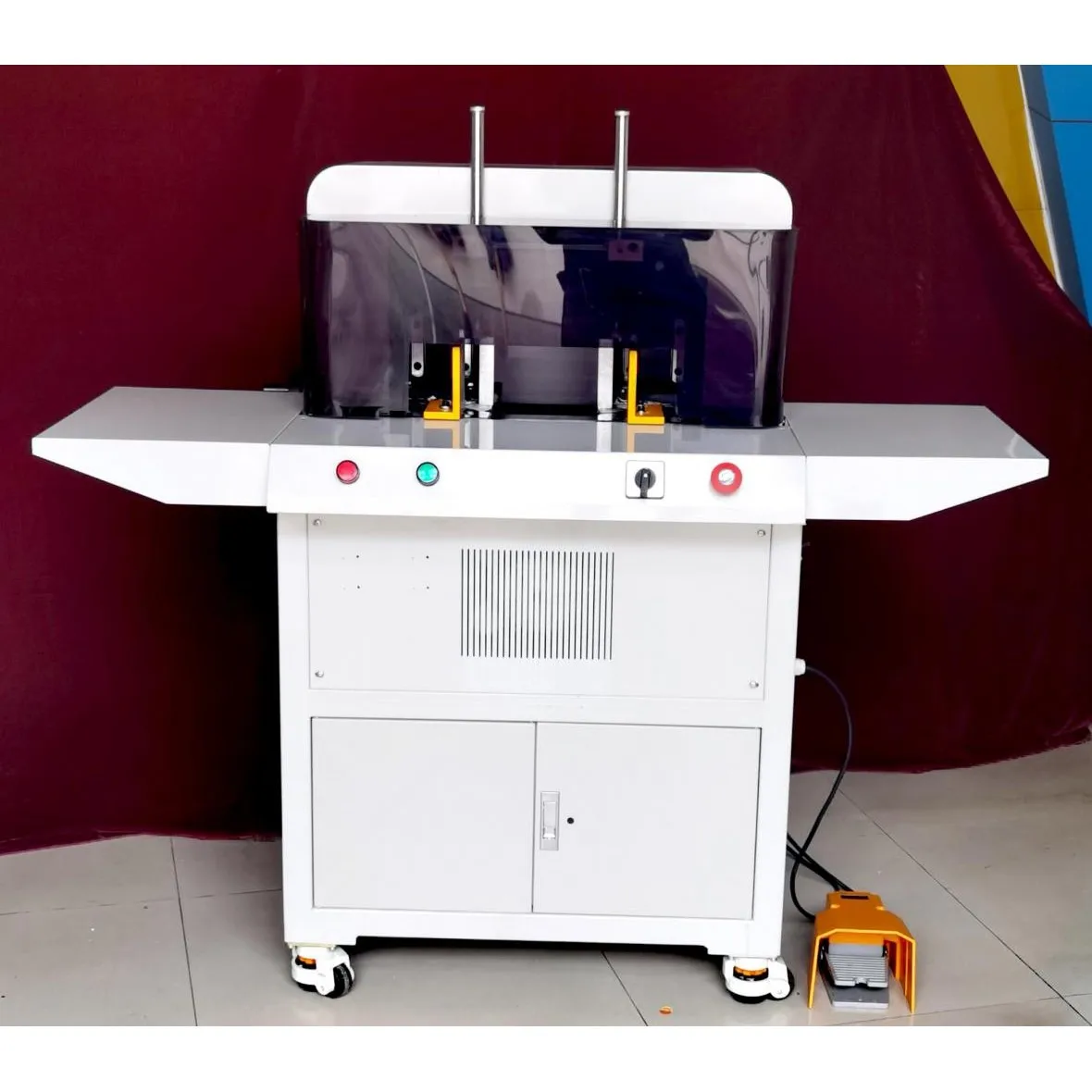 2025 رائجة البيع بطاقات PVC مزدوجة الرأس آلة التقريب والقطع الكهربائية لتغليف القرطاسية المكتبية #6