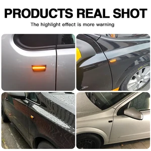 Dynamic LED -Blinkerblinker, Seitenmarkierungslichter, Opel -Insignia -Lampe, Astra H, Zafira B, Corsa D, 2005, 2006, 2008, 2010, 2011, 2014 11 Hauptverkauf Corsa B - №6