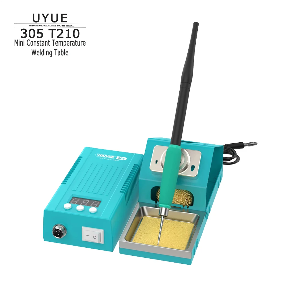 Mini Soldering Station YOUYUE 305-210 Portable Electric Solder Iron Digital Display Constant Temperature Soldering Iron