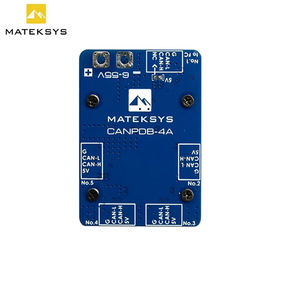 MATEKSYS MATEK CANPDB RC FPV 드론 부품용 CAN PDB, BEC 및 JST-GH 스플리터, 6V ~ 55V, 2-12S, W/ 4A