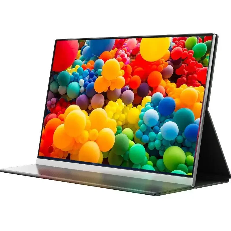 Laptop expansion screen portable monitor, external triple folding expansion stock trading double sub-split screen