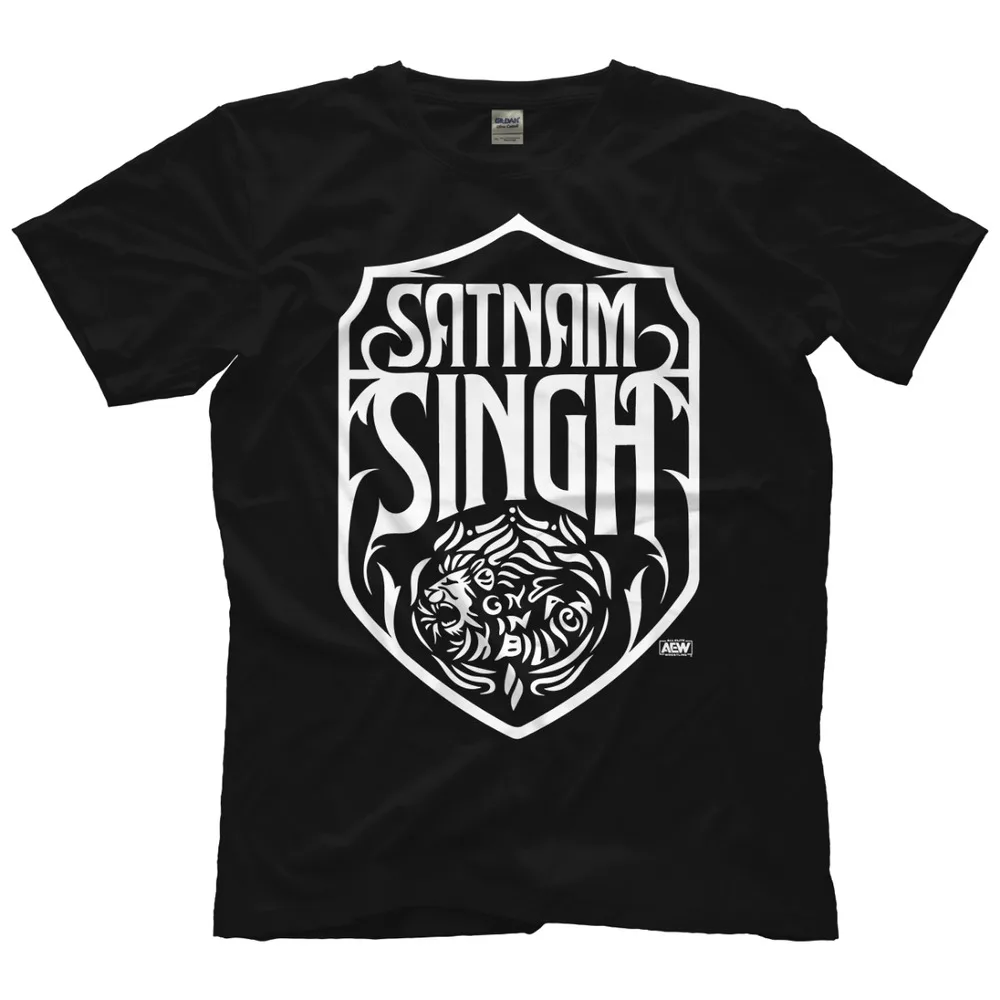 Satnam Singh - One in a Billion AEW Official T-Shirt  High Quality 100%Cotton Short Sleeve